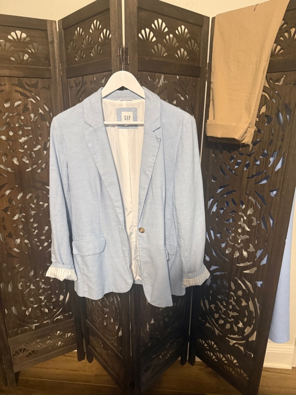 GAP Pastel Blue Women's Blazer